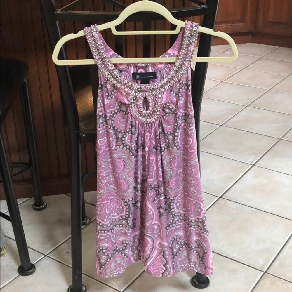 INC blouson top